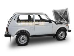 Амортизаторы капота, 2 шт. АвтоУпор для Lada 4x4, V=1.7i,I рестайлинг (3 дв., 5 дв.) 2006-