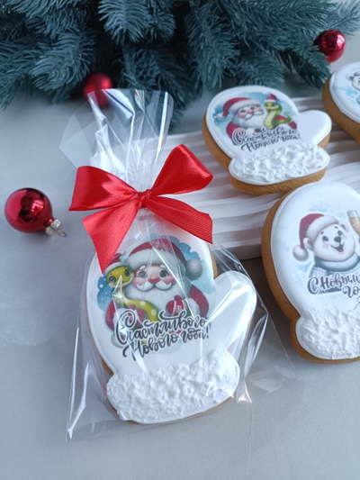 Имбирные пряники новогодние "Варежки"