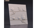 dekorativnaya-oblicovochnaya-3d-panel-kamastone-ptashki-1011-pod-pokrasku-gips