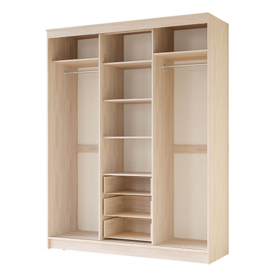 Маэстро Шкаф-купе (1700*2200*600мм), ясень белый