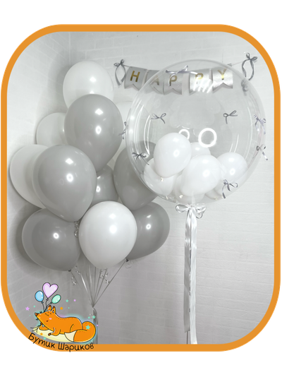 Набор «Серые бантики»