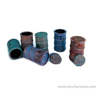 Oil barrels v.2 (PAINTED) (IN STOCK)