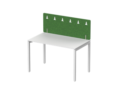 Экран фронтальный / боковой,  с декором "Темный лес" , без фурнитуры