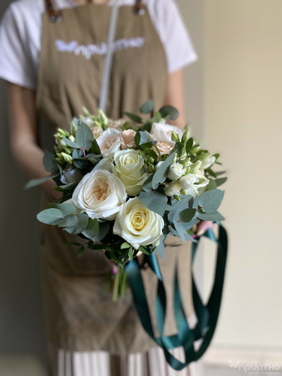 Букет невесты & Бутоньерка № 1314