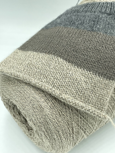 Filati Biagioli Modesto art. METALLIKE (филати биаджиоли модесто арт. металлике), состав: 76% WS кашемир, 17% VI вискоза, 7% PL люрекс, Nm. 1050 м в 100 гр.