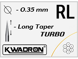 KWADRON - Round Liner Long Taper Turbo / 0.35
