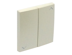 Efapel 90612 TPE, Клавиша для выключателя жалюзи без фиксации, жемчуг, Logus 90