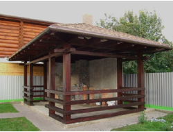 БЕСЕДКА ИЗ БРУСА ББ-017