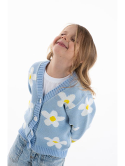 Кардиган голубой