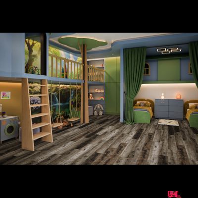 SPC ламинат Damy Floor Family Дуб Рустикальный Черный / Rustic Black Oak TCM369-7 43 класс толщина 4.0 мм с фаской замковый 2.635 м2