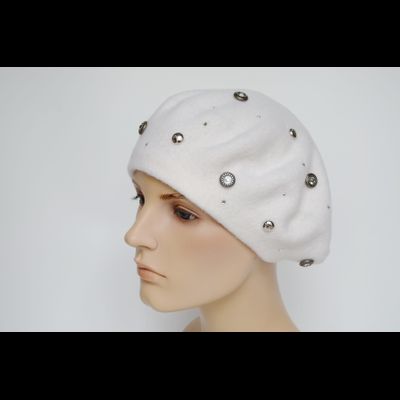 Берет Vizio Италия 3633 фетровый белый