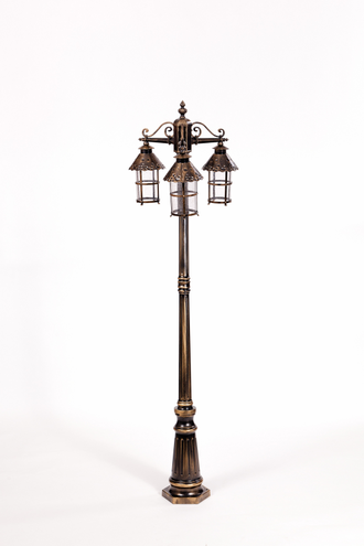Садово-парковый светильник  Caior  l(170см)3 фонаря на опоре;
