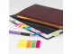 Закладки клейкие STAFF, пластиковые, 45х12 мм х 3 цвета + 45х25 мм х 1 цвет, по 25 листов, 129361