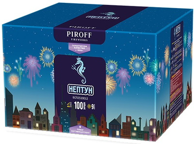 Батарея салютов НЕПТУН (1,2" / 100 залпов)