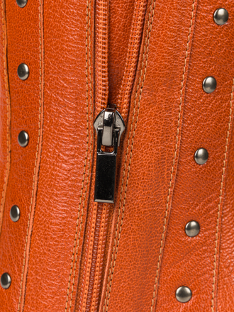 Арт. 15. Оранжевые ботильоны "Met"