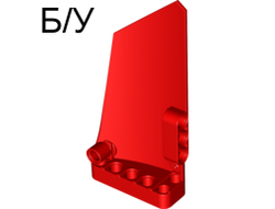 ! Б/У - Technic, Panel Fairing #18 Large Smooth, Side B, Red (64682 / 4540800 / 6334497) - Б/У