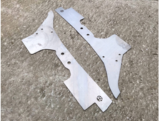 Ремвставки брызговика передних лонжеронов Нивы ZST-РВ к-кт 2шт.