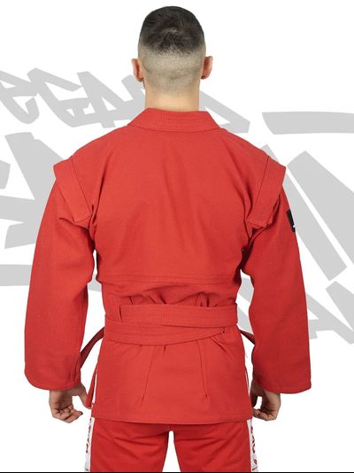 Куртка для самбо ВФС BRAVEGARD Ascend Тренинг красный