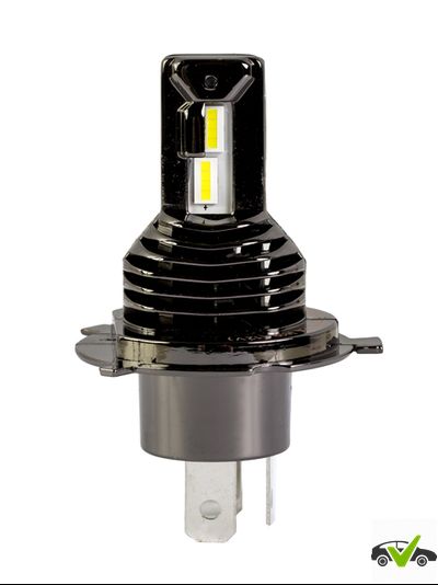 COMPACT-F2 H4/H19 20W (Яркость 2700Lm) 5000K 12V (комплект 2шт) Гар. 1 год