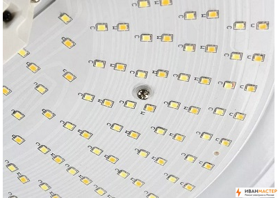 Замена светодиодов в люстре квартиры в Москве ИВАНМАСТЕР