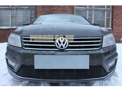 Защита радиатора Volkswagen Passat B7 2013-2015 Style black