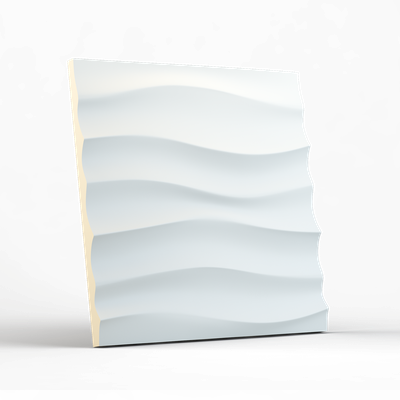 Гипсовая 3d панель "Волна горизонтальная крупная"