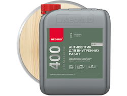 Антисептик для внутренних работ концентрат 1:5 NEOMID 400 ECO Бесцветный 5 л