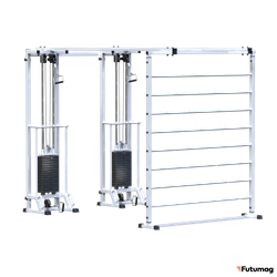 Блочный кинезиотренажер Биотонус-2+шведская стенка AR088 2х2400