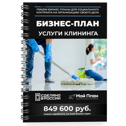 бизнес план клининг самозанятый
