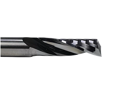 Фреза спиральная по пластику 3x12 s3x50 Z1 HM стружка вверх