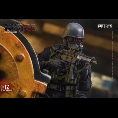 Ханк, лидер USS Alpha Team (Resident Evil, Обитель Зла) - Коллекционная фигурка 1/12 Reaper (GM520) - Gmtoys