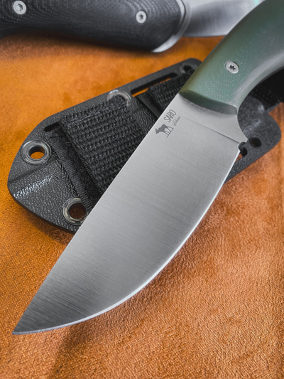 нож Лис NEXT сталь AUS10, рукоять G10, цвет олива