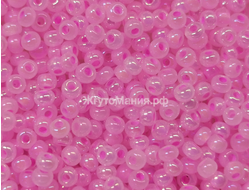 БИСЕР PRECIOSA 10/0 - 50г - 57526 С ЦВЕТНОЙ ЛИНИЕЙ ВНУТРИ ЖЕМЧУЖНЫЙ РОЗОВЫЙ