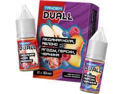 DUALL TANDEM SALT (20 MG) 30ml - ЛЕДЯНАЯ КОЛА / ЯБЛОКО & ЯГОДЫ / ПЕРСИК / ЧЕРНИКА