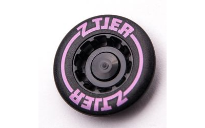 Wheel Cover 10 Spoke Recessed with Dark Pink 'Z TIER' and Circle Pattern, Black (49098pb03 6461949)