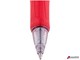 Ручка гелевая автоматическая Crown &quot;CEO Jell&quot; красная, 0,7мм, грип. 123241
