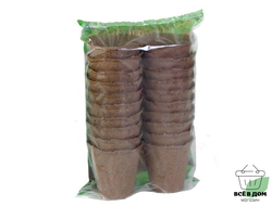 Торфяной горшочек кругл. 80*80 (20шт) "Умный огород"