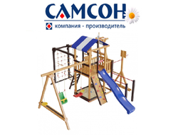 Уличные деревянные детские комплексы Самсон в Воронеже