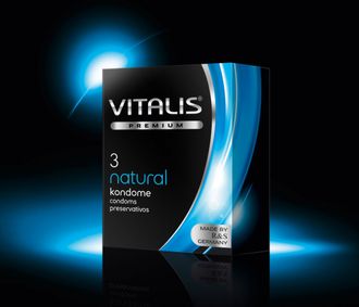 ПРЕЗЕРВАТИВЫ VITALIS PREMIUM №3 NATURAL