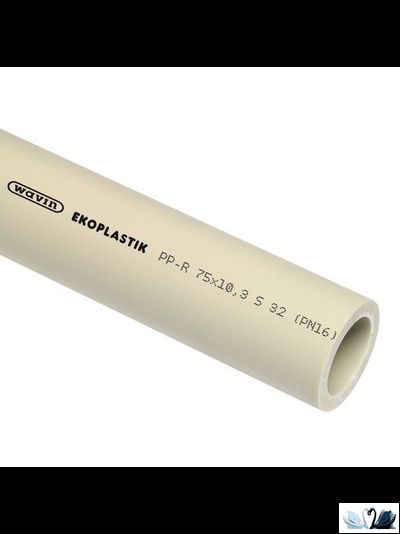 Труба Ekoplastik STR075P16X D 75 мм PPR PN 16 (S3.2) Полипропиленовая
