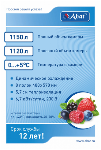 Шкаф холодильный среднетемпературный ШХс-1,0 краш.