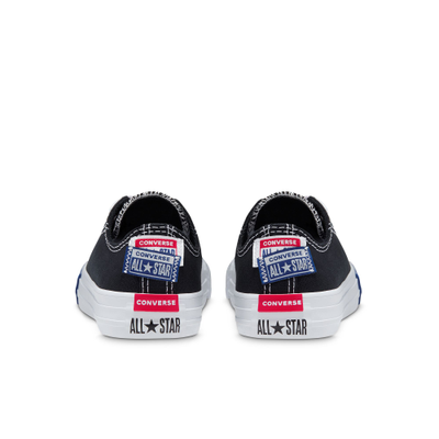 низкие черные кеды конверс для детей