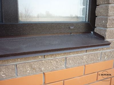 Монтаж оконных отливов