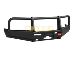 Передний силовой бампер серии Туризм на Mitsubishi L200 IV 2006-2014 (02.030.01)