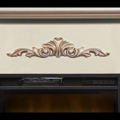 Электрокамин Malta SL белый камень с очагом Magic 24