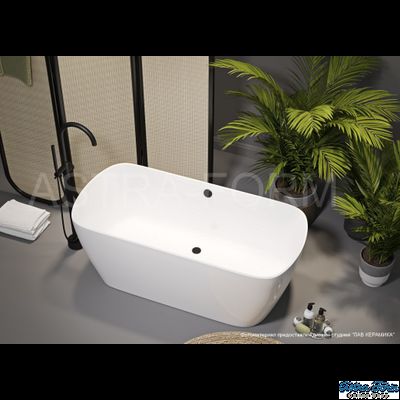 Astra-Form ванна Антарес Solid Surface 160/75 см белая матовая