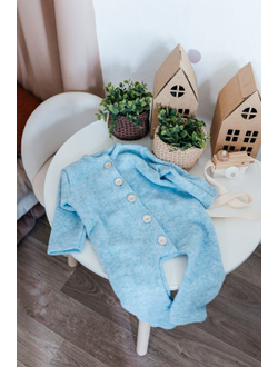 Комбинезон голубой