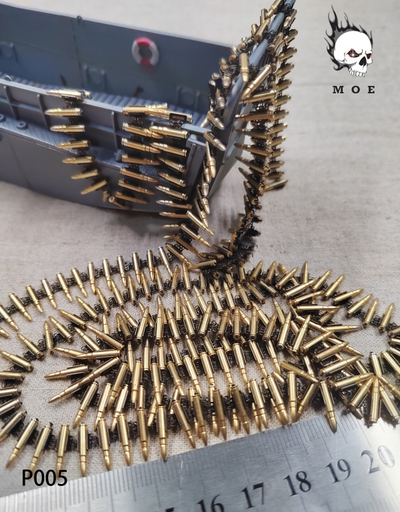 Лента патронов для пулемета MG42/MG34 - 1/6 WWII German MG42/MG34 Machine Gun Belt (P005) - MOETOYS