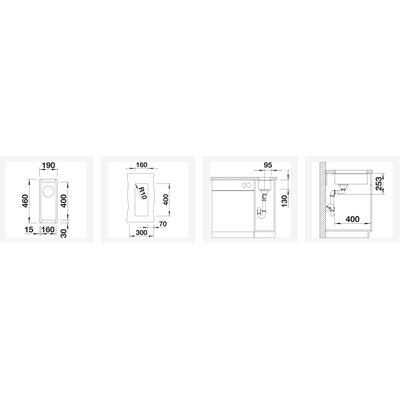Мойка Blanco Subline 160-U 523405