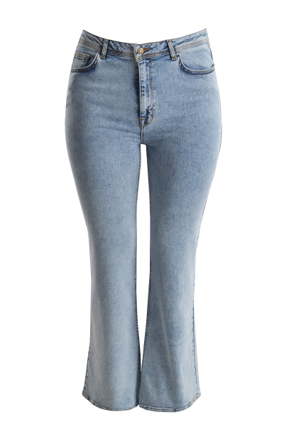 Джинсы клёш голубые